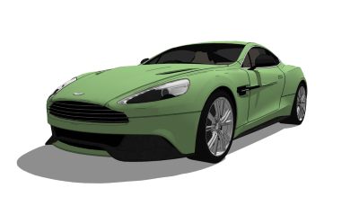 超精细汽车模型 阿斯顿马丁 Aston Martin DBS